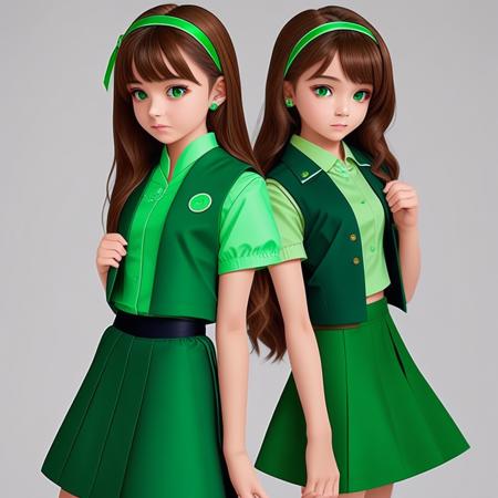 Girl Scout Uniform (Green) - For Pony