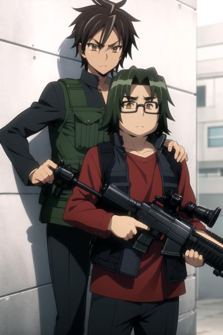 Highschool of the Dead (style + characters)