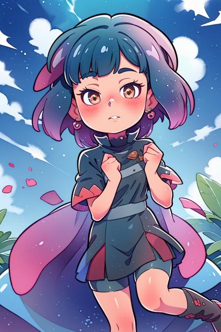 Genjitsu no Yohane: Sunshine in the Mirror - endcard art style