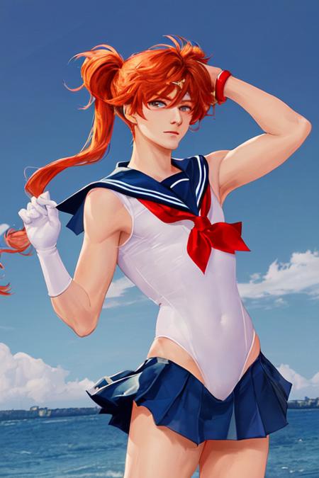 Sailor Moon Outfit (Male Cosplay)版本SM_cosplay_sd1.5_v1.0 (ID: 369029)
