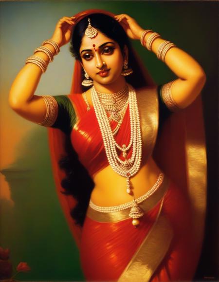 Raja Ravi Varma - Indian Artist Style (SDXL)