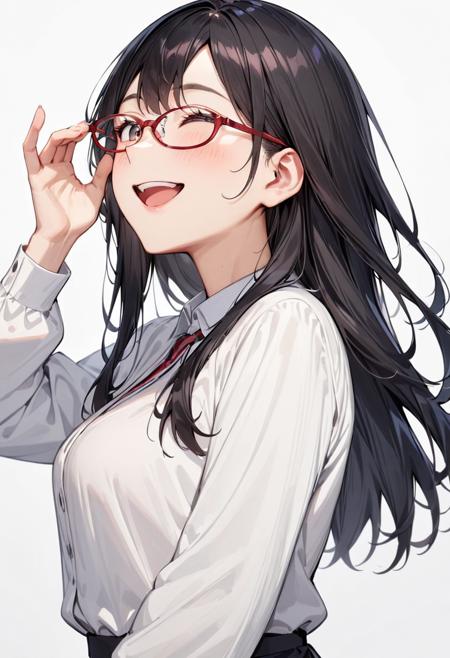 oval cell frame glasses2 SDXL