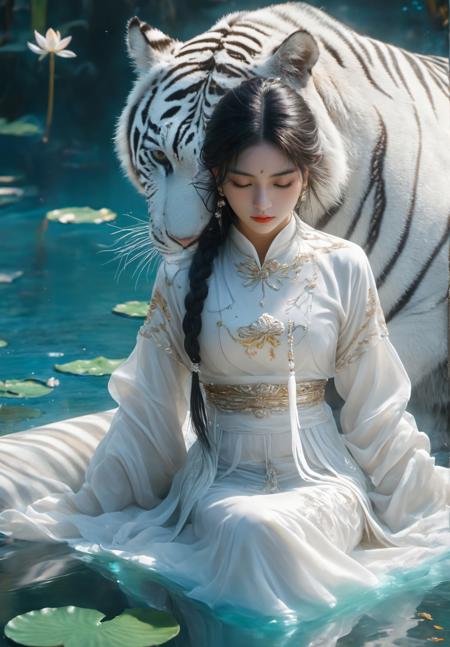 绪儿XL-猛虎下山 xuer White tiger
