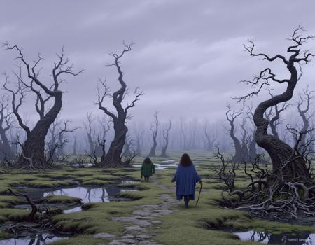 Tolkien's Middle Earth - Ted Nasmith style (Flux)