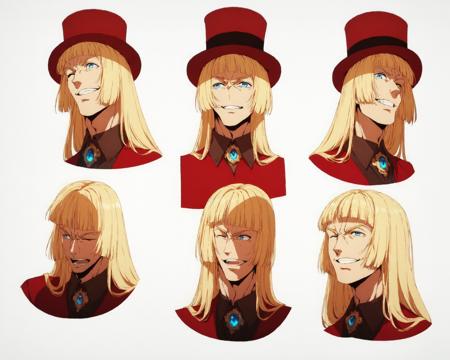 Expression Anime Character Sheet / PONY DIFFUSION