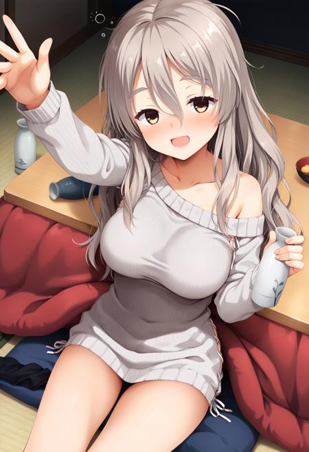 [Noob vpred v0.6] Pola Sweater (Sanma Festival) - Kantai Collection - Kancolle | ポーラ (秋刀魚祭り) - 艦隊これくしょん 艦これ版本vpred v0.6 (ID: 1109394)