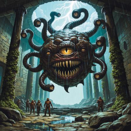 Magic creatures: Beholders! Flux & SDXL 1.0