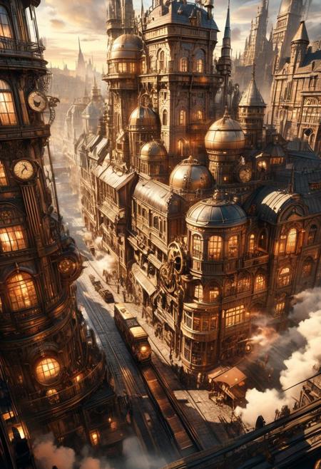 Steampunk Concept Art - XL版本SDXL V1.0 (ID: 584161)