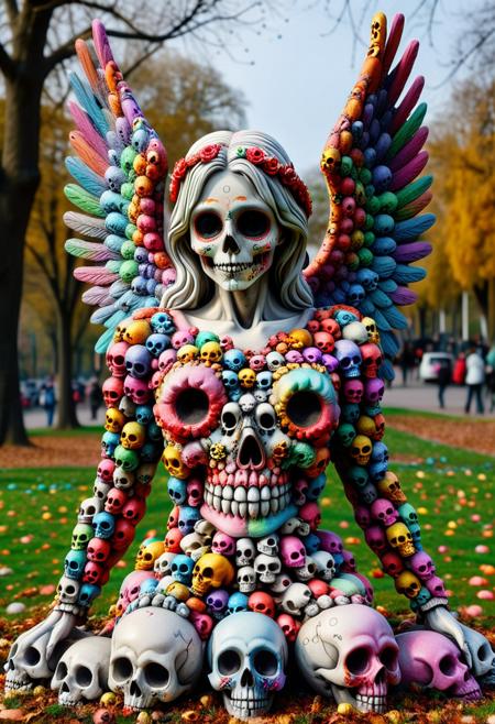 Colorful Skulls - World Morph