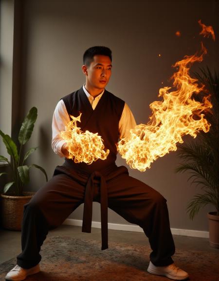 Elemental-Bender - Flux/SDXL/Pony版本Fire-Bender Flux (ID: 905319)
