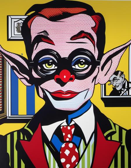 Pop Art - Roy Lichtenstein Style - SDXL 1.0