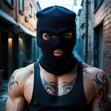 Three holes knit Ski Mask - Lora PDXL