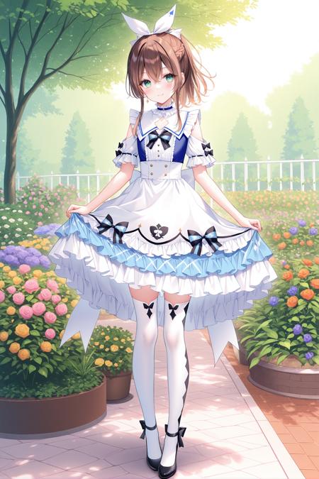 [cosplay]Minato Aqua's Idol aqua in wonderland costume /阿库娅色 奇妙☆仙境