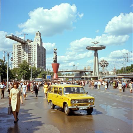 Soviet Era - USSR Retro futuristic style based on Atomic Hearts [FLUX]