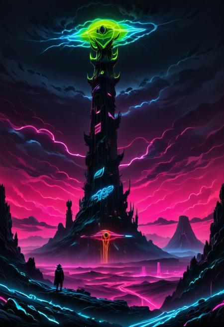 Sauron's Tower | Barad-dûr (Mordor, Middle Earth) (Lord of the Rings) [SDXL & SD1.5]