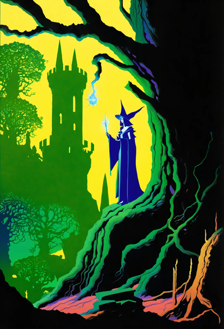 Pulp fantasy visual element wildcards