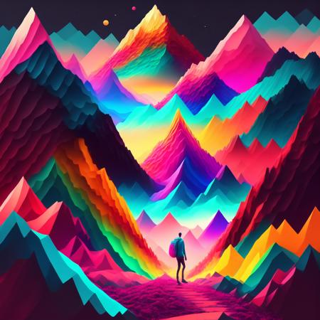 djz Neon Peaks [ LORA ]