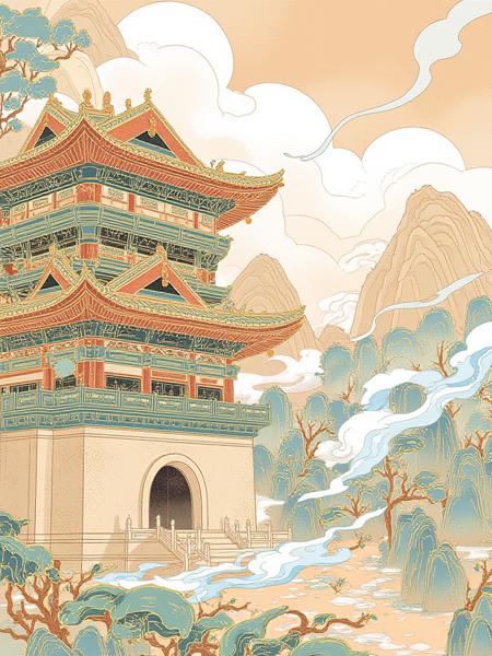 Chinese style illustration - FLUX 国风插画