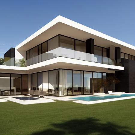 LoRA GDM Luxury Modern House / Building Architecture