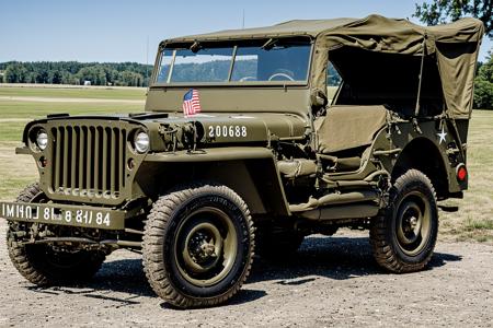 Willys MB - Willys jeep - American WW2 military vehicle
