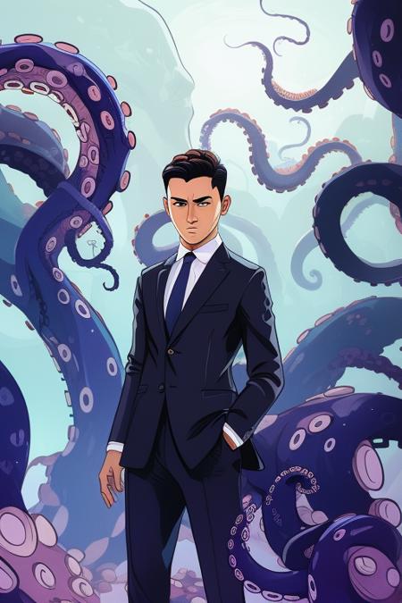 A Cthulhu and tentacle effect - tangbohu 30