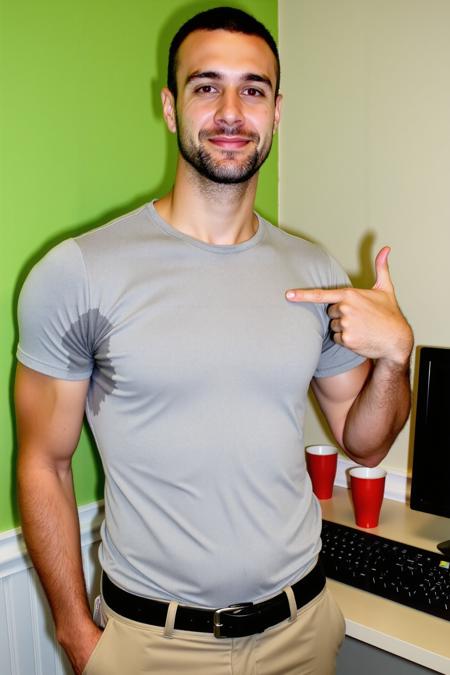 Sweaty Shirt / Armpit Sweat / Pit stains / Wet Spots – Flux Dev.1