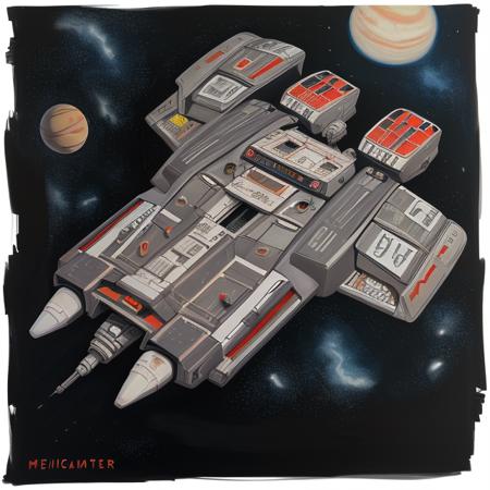 Traveller Spaceships LoRA版本v0.2 (ID: 178132)