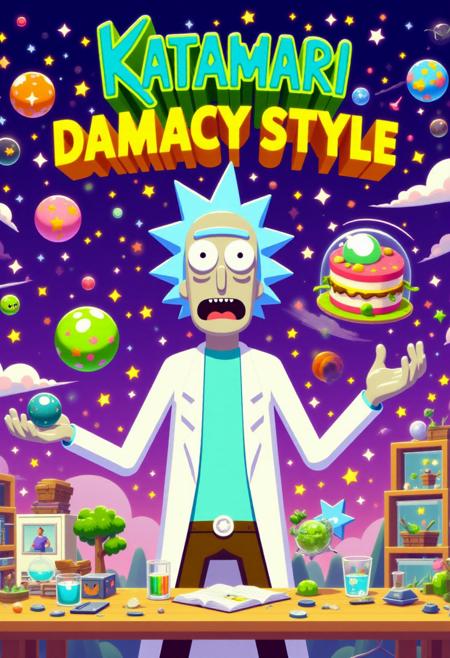 Katamari Damacy Style [FLUX]版本v2-caption (ID: 1160201)