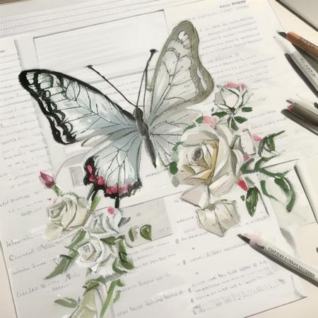 butterflyRoseC