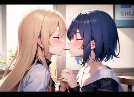Pocky Kiss Side View | Test Concept Lora 231版本v1.0 (ID: 33508)
