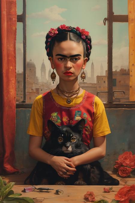 style of Frida Kahlo 378