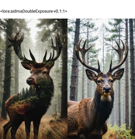 Double Exposure meets Photography Artstyle XL