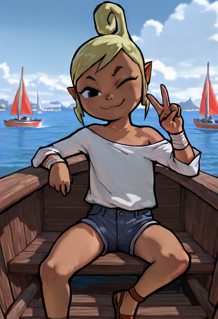 [WIND WAKER] Toon Link - Toon Zelda - Tetra [Illustrious | PONYXL Character + Style LoRA]