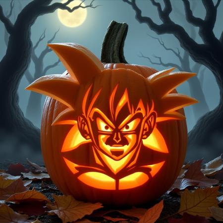 Halloween pumpkin carving LoRA [FLUX]