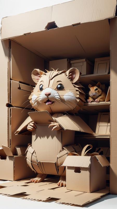 Cardboard Style - Make anything out of cardboard! - SD1.5 + SDXL