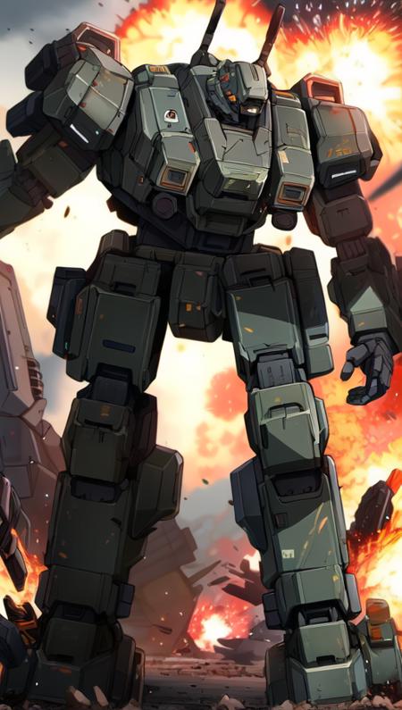 Super robot diffusion(Gundam, EVA, ARMORED CORE, BATTLE TECH like mecha lora)