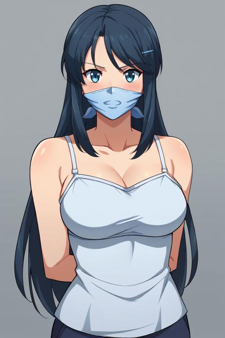 (IllustriousXL/PonyXL) Over the Nose Gag with Visible Lips