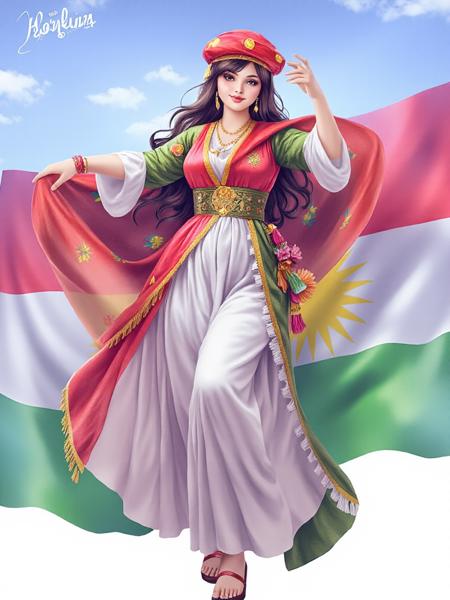 Womans Kurdish culture Clothes Flux