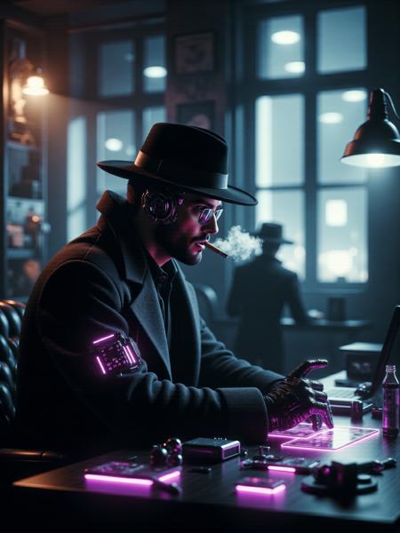 Neon Noir FLUX, SDXL & Pony