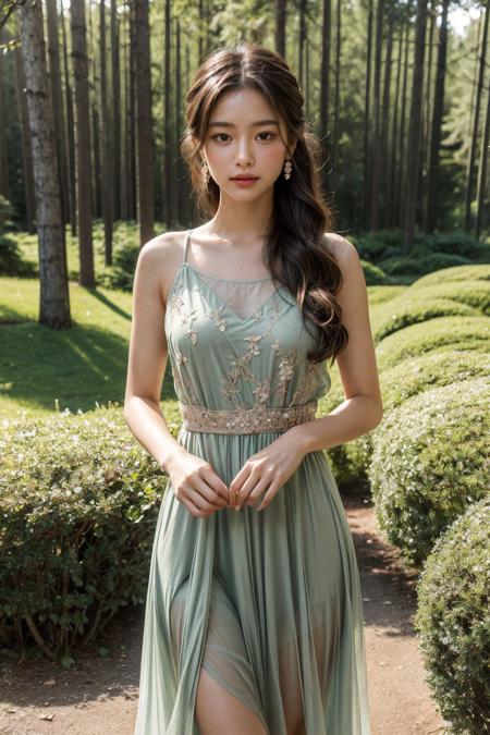 tulle lace dress (薄紗蕾絲洋裝)