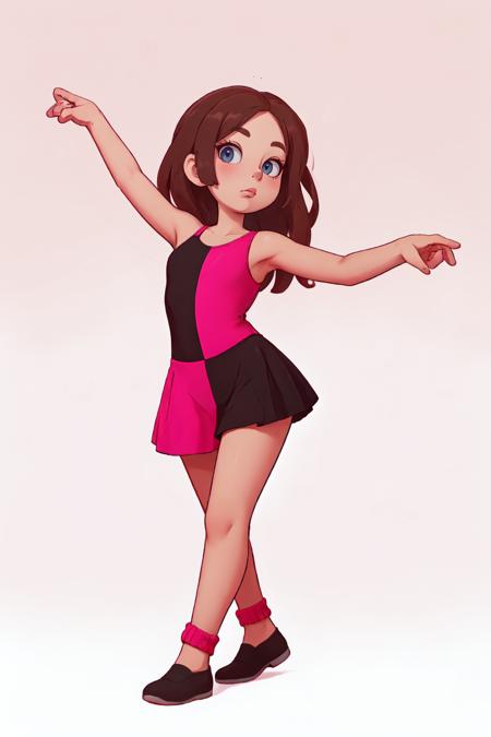 Two Tone Black Pink Dress