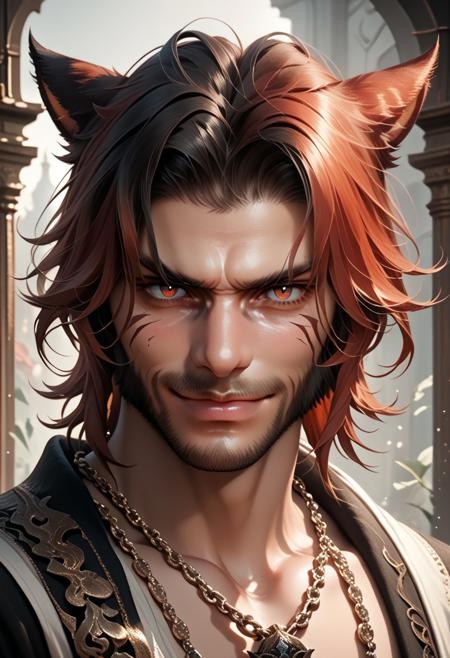Final Fantasy XIV Male Miqo'te Pony