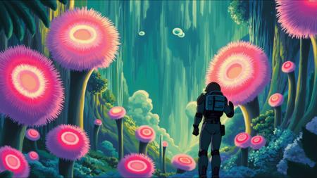 'Nausicaä (Ghibli)' - [STYLE] [LORA] [FLUX] - spectrum_0009 by 'AI_Characters'