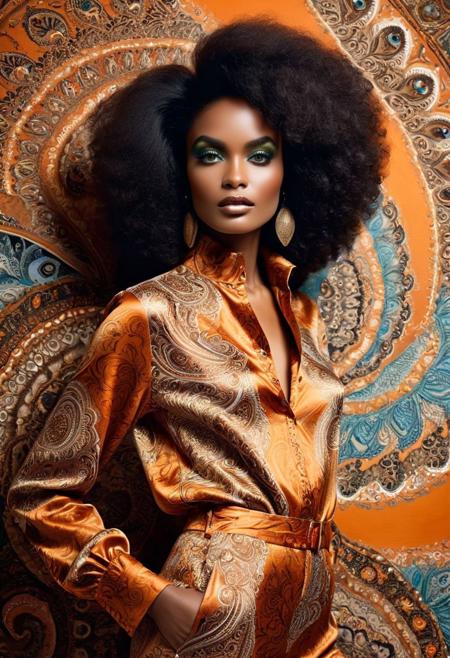 20th Century fashions - 1970s Psychedelic style