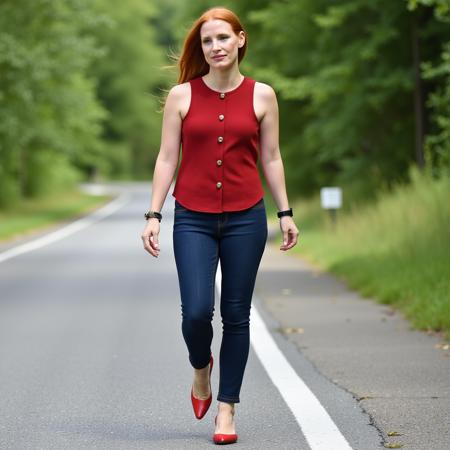 Jessica Chastain FLUX 1D