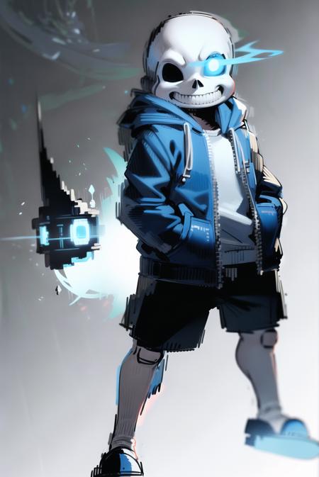 Sans (Undertale) LoRA版本1 (ID: 6891)