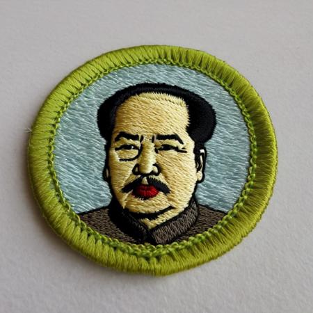 Merit Badge Embroidered Patch Style XL