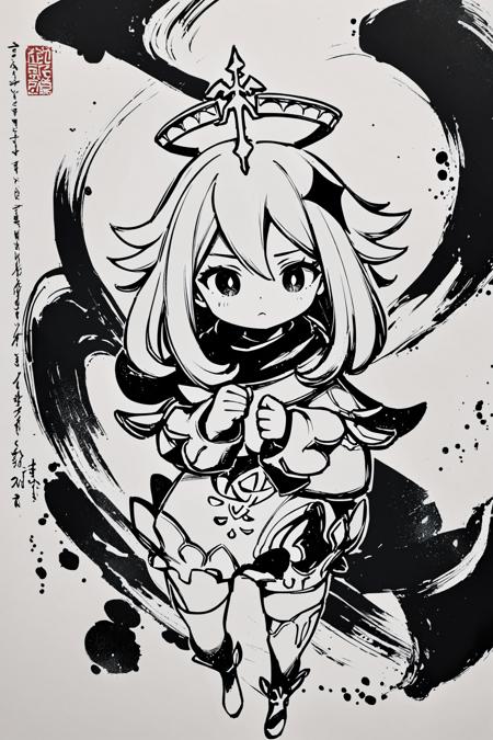 [XL] Okazu/[墨絵師] 御歌頭/[墨绘师] 御歌头  浓重水墨印象画风- Artist Style