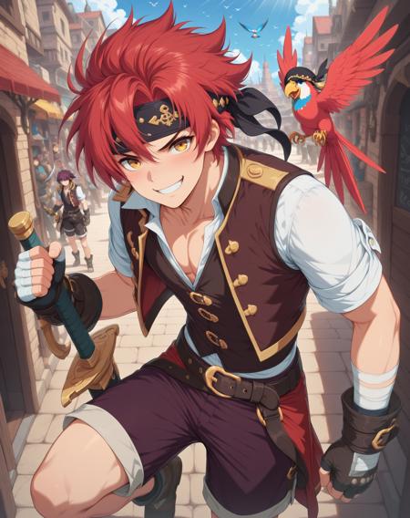 Jin Kaien All Skins (Illustrious) | GrandChase Dimensional Chaser版本Pirate (ID: 1241501)