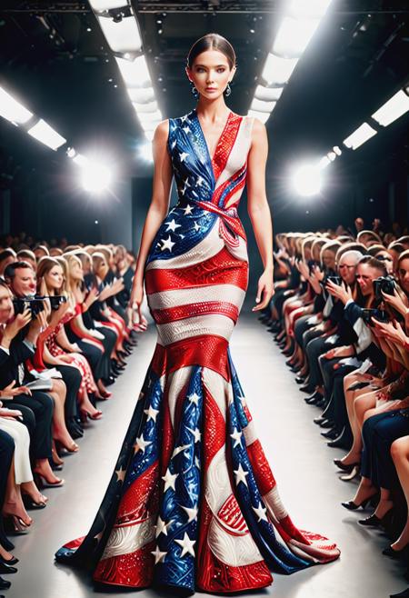 American flag Lora [SDXL]